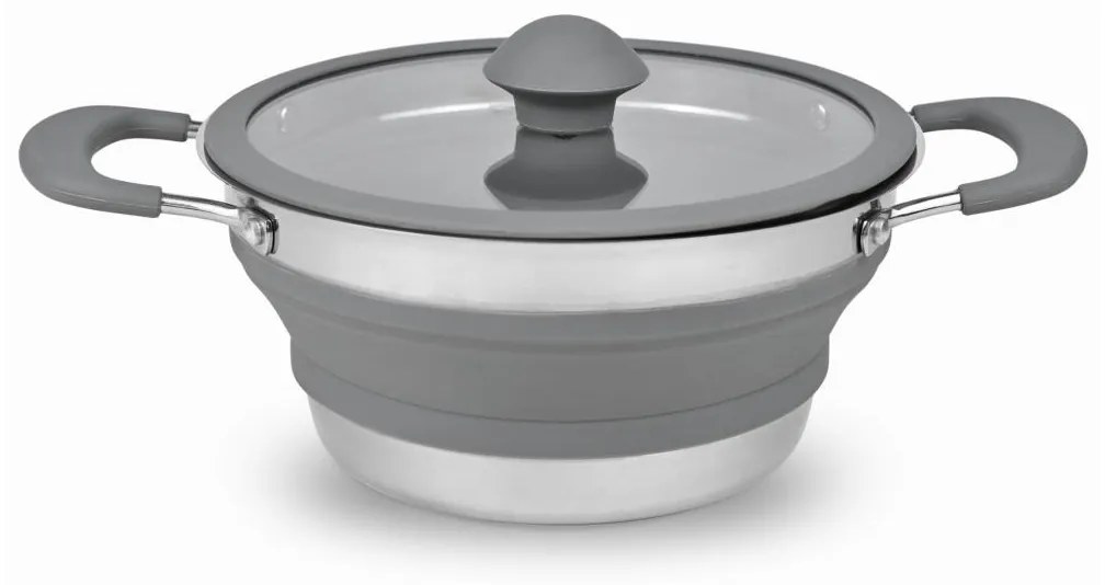 Oală pliabilă pentru camping 1,5 L