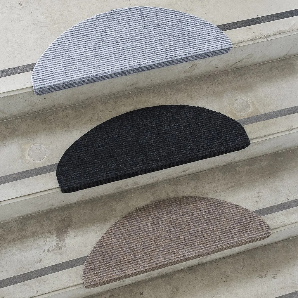 Treaptă pentru scări Quick step gri, 24 x 65 cm,set de 5 bucăți