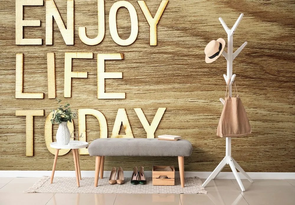 Tapet cu citat - Enjoy life today