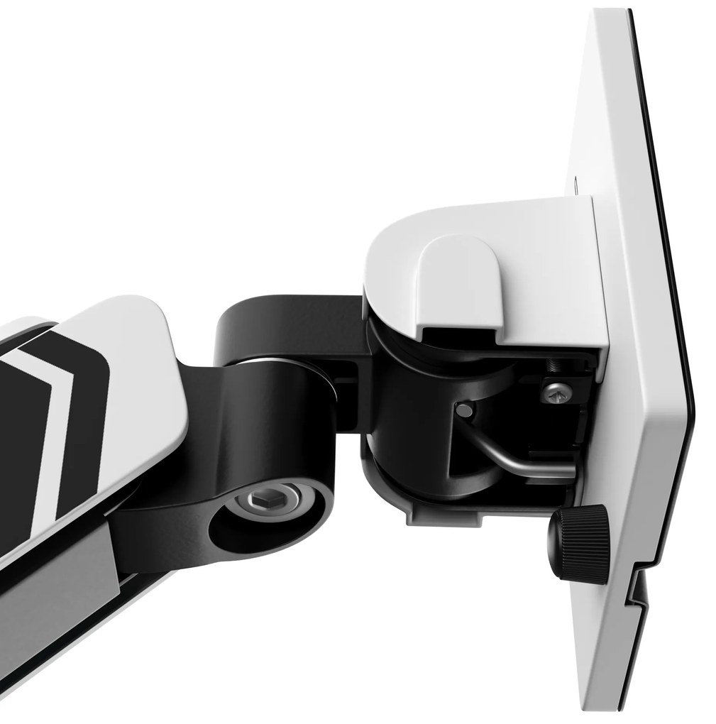 Suport dublu pentru monitoare de 49 de inchi, alb-negru X-Arm Dual RGB