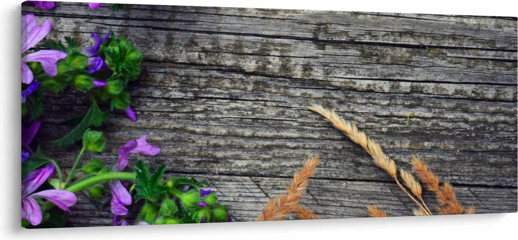 Tablou - flori de câmp (120x50 cm)