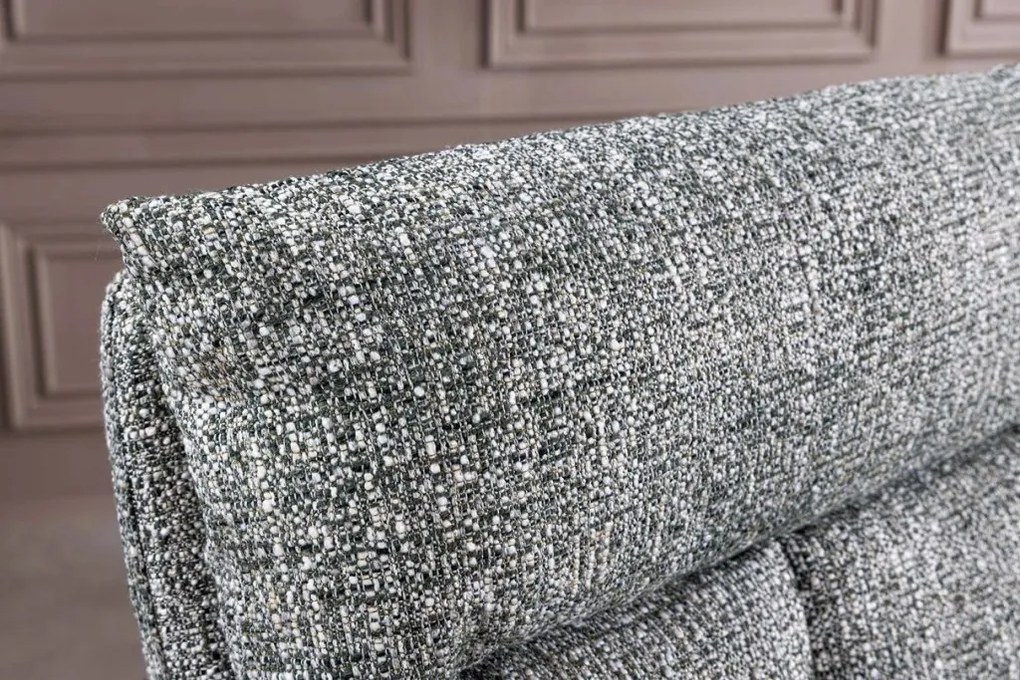 Set de 2 scaune pivotante picioare din lemn Big George verde texturat