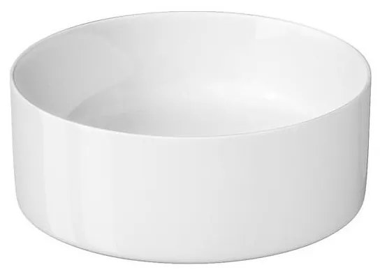 Lavoar pe blat Cersanit K114-020 CREA d. 38 cm ceramică/alb lucios