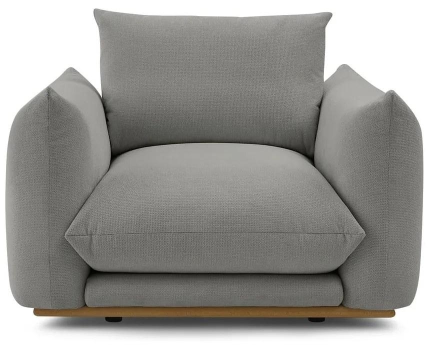 Fotoliu gri Ernest – Bobochic Paris