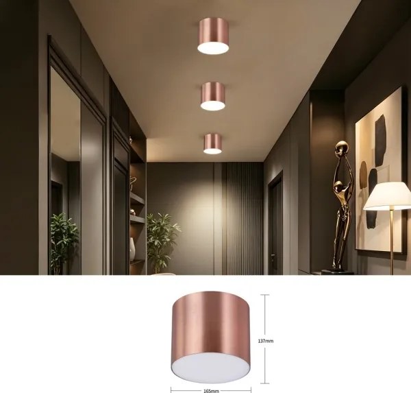 Immax NEO 07320L - Plafonieră LED reglabilă RONDATE 32W/230V 16,5 cm Wi-Fi Tuya roz