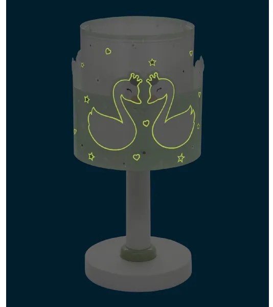 Lampă pentru copii SWEET LOVE 1xE14/40W/230V verde Dalber 61711H