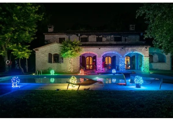 Instalație LED RGB de Crăciun de exterior 250xLED 20 m IP44 Wi-Fi Twinkly TWS250STP-BEU