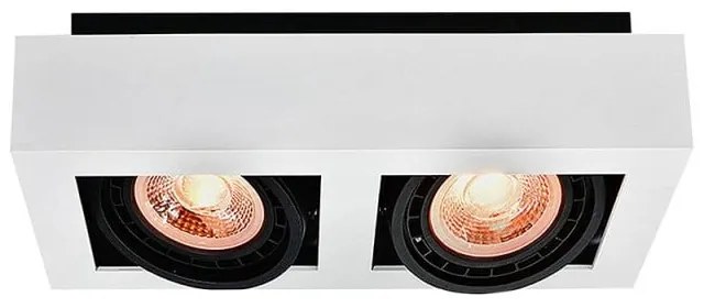 Plafonieră albă cu abajur din metal 34x18,5 cm Loid – GTV