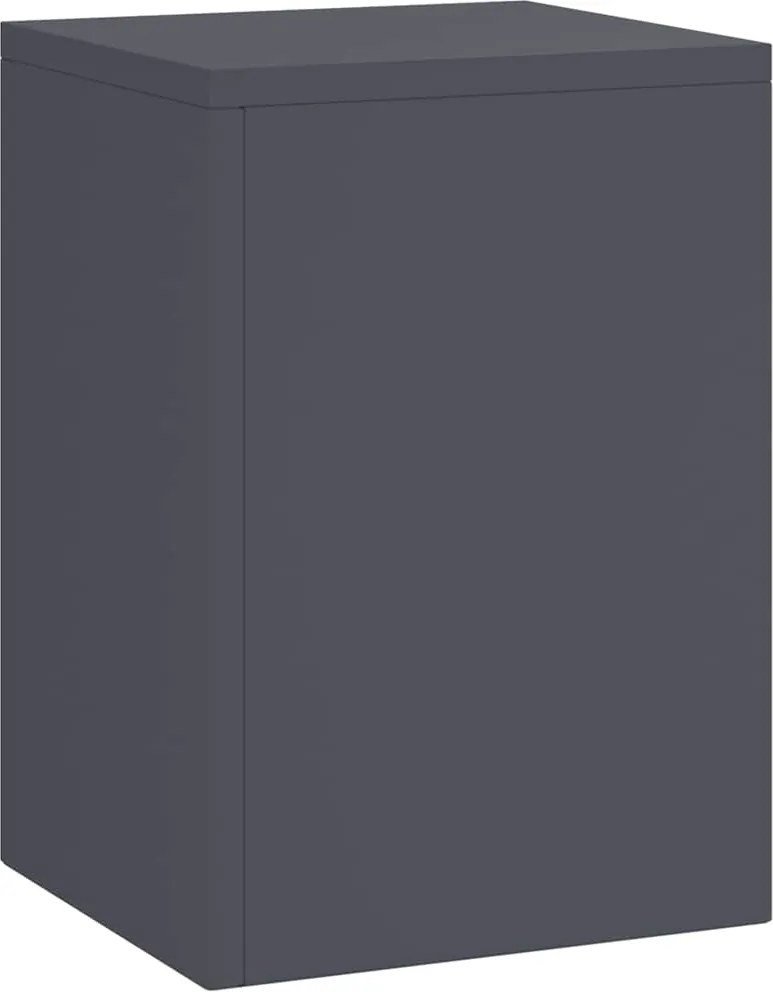 vidaXL Suport pentru plante 3 pcs Antracit Oțel