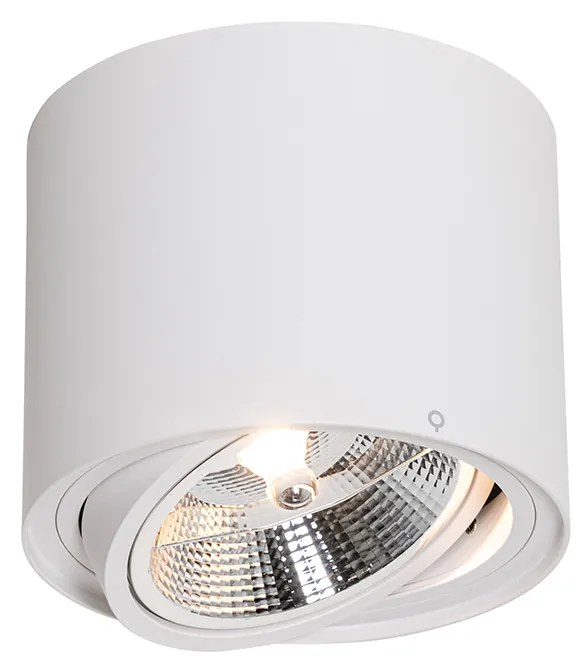 Spot inteligent de plafon alb, rotativ și înclinabil, cu Wifi GU10 111mm - Rondoo Up
