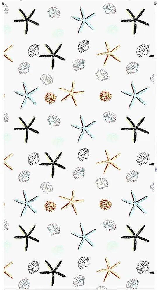 vidaXL Jaluzea cu rolă de duș 130x240 cm lățime material 126 cm