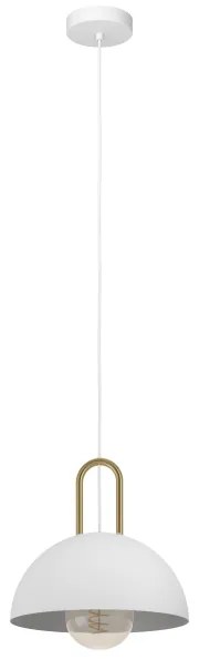 Lustră pe cablu CALMANERA 1xE27/40W/230V albă Eglo 99695