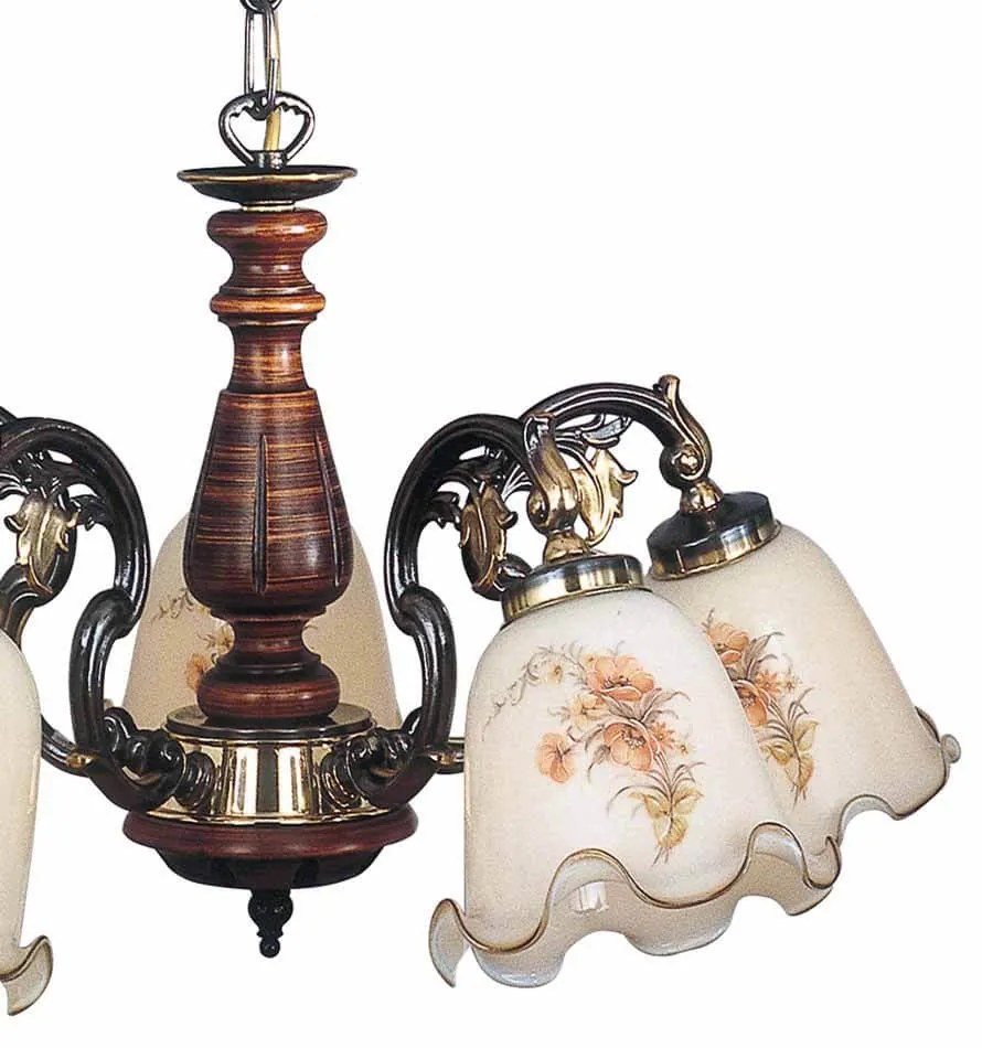 Candelabru clasic cu 5 brate design italian 965