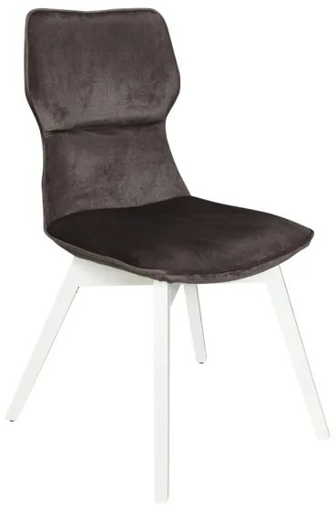 Set Masa Rotunda Cu 6 Scaune Demi New, Alb Si Natur