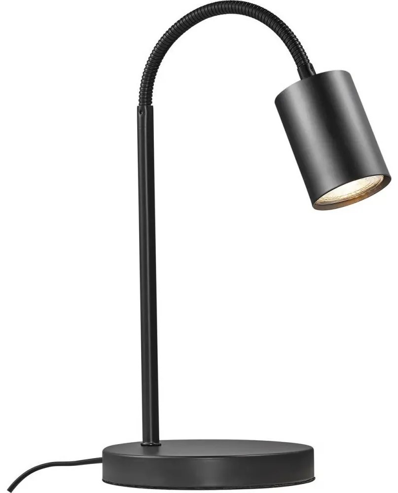 Nordlux - Lampă de birou EXPLORE 1xGU10/7W/230V, neagră