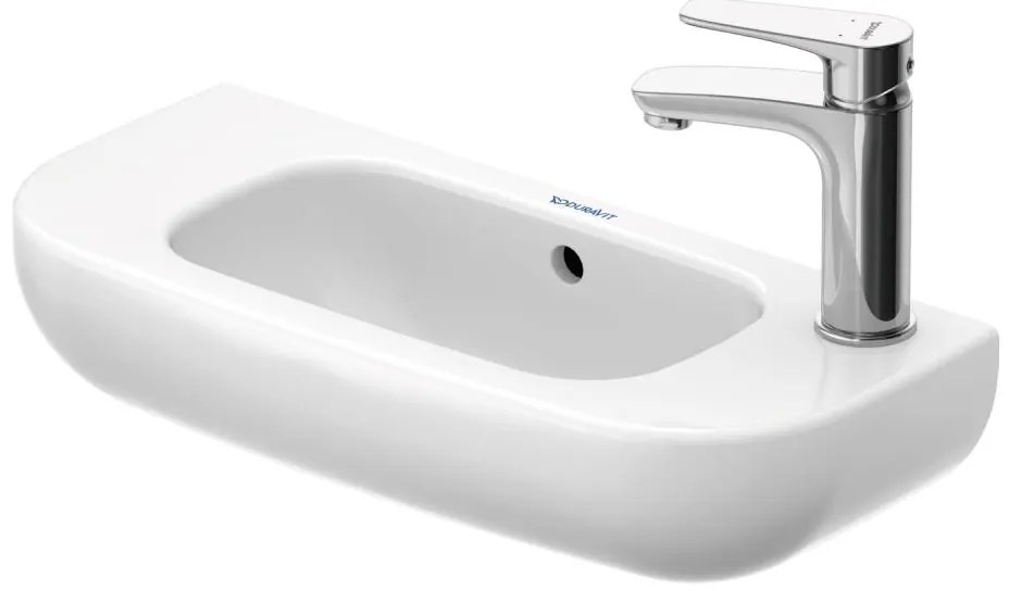 Duravit 7065000082 - Lavoar suspendat D-CODE 50 x 22 cm, ceramică, alb lucios