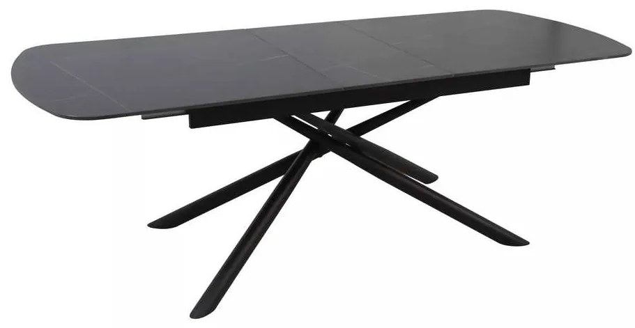 Masă de bucătărie Valmir 180 x 90 cm, negru