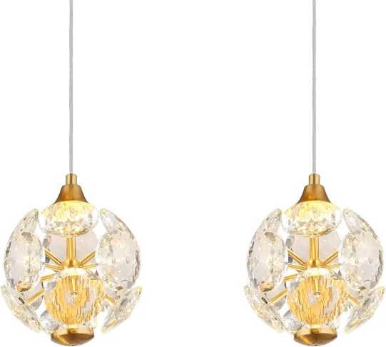 Globo 16047-4H - Lustru LED suspendat pe cablu VIRINA LED/32W/230V 3000K auriu