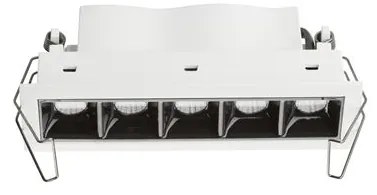 Corp incastrabil tavan fals cu 5 spoturi LED SWAN alb/ negru NVL-9232126