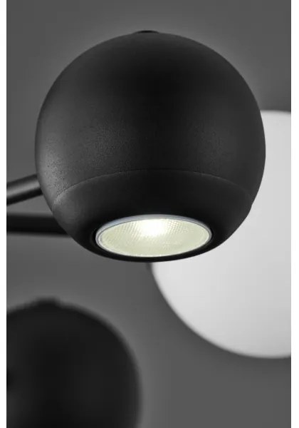 Lustră pe tijă Jupiter 1997 MOKA 3xGU10/10W/230V + 3xG9/10W/230V negru/alb