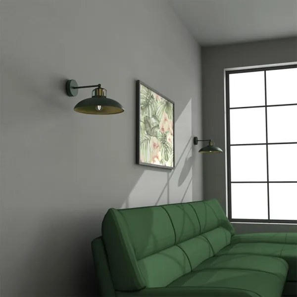 Aplică FELIX 1xE27/60W/230V verde