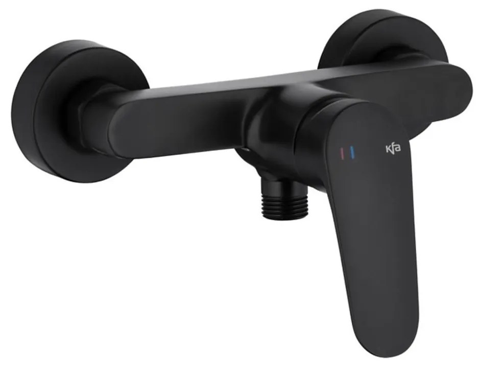 KFA Armatura 5556-010-81 - Baterie de duș OTAVA negru mat