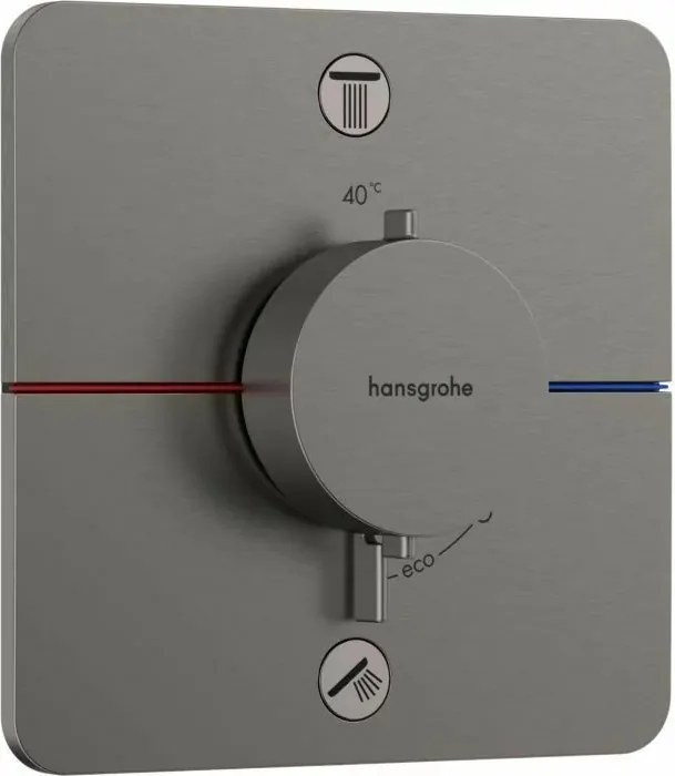 Baterie dus termostatata incastrata crom periat Hansgrohe ShowerSelect Comfort Q 2 functii
