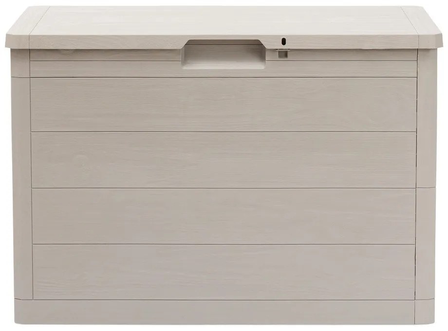 Cutie de depozitare pentru grădină gri deschis din plastic Woodys – Toomax