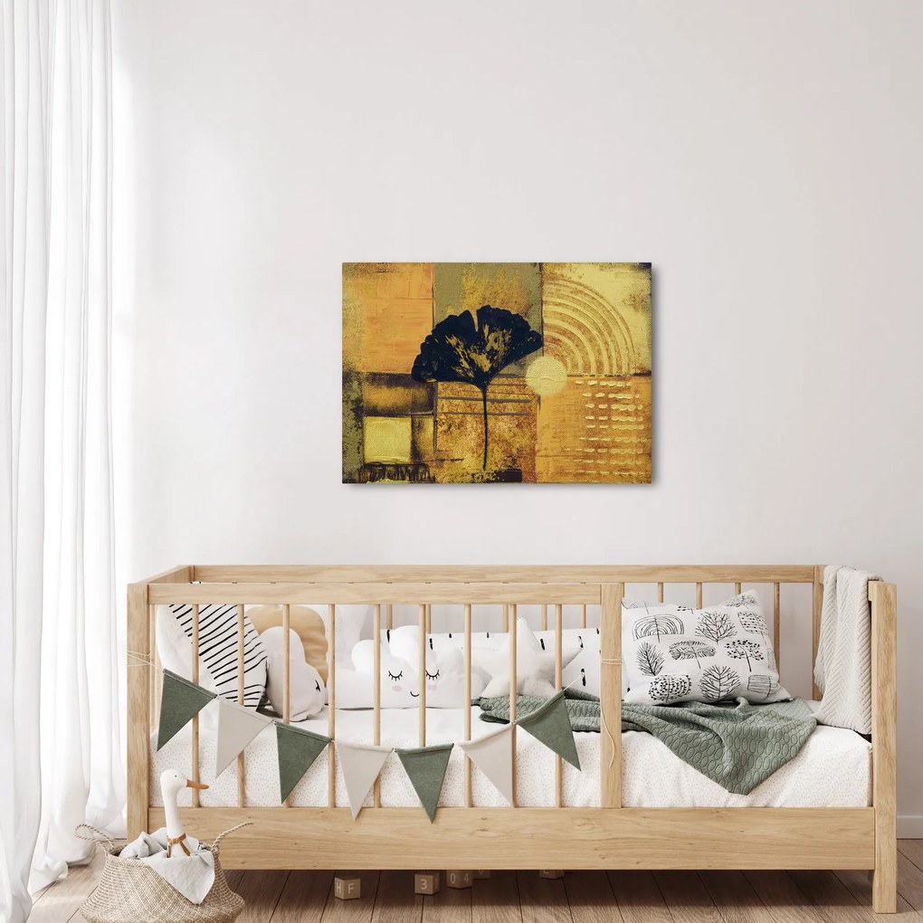Tablou - Frunza ginkgo (70x50 cm)