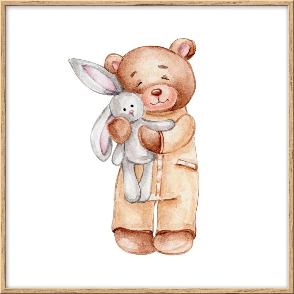 Tablou pentru copii 20x20 cm Teddy Bear