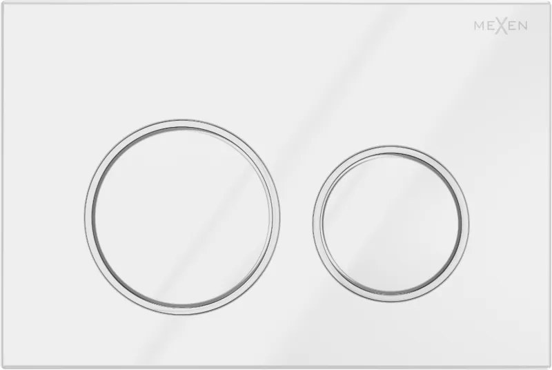 Mexen Fenix Air 07 XS buton de spălare pneumatic, alb lucios - 6A0700