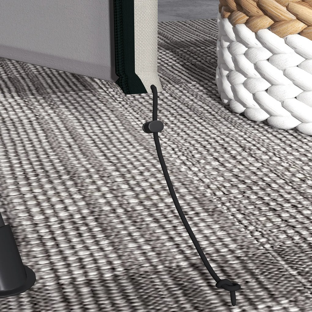 Outsunny Husă de protecție pentru balansoar Hollywood, rezistentă la rupere, impermeabilă, anti-praf, poliester, 177 x 114 x 152 cm, Gri | Aosom Romania