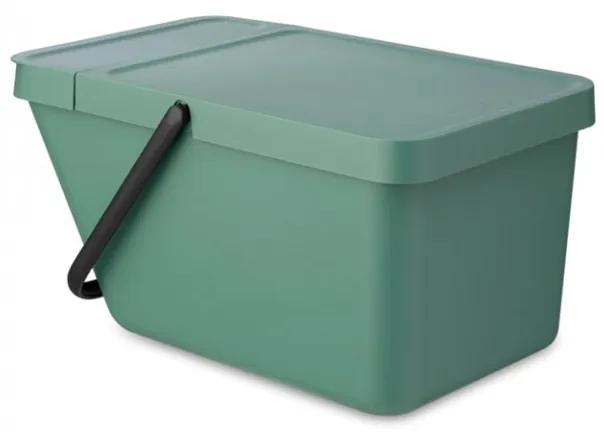 Coș de gunoi pentru colectare separată Brabantia Sort&amp;Go Stackable 20L, Verde Brad 1006309