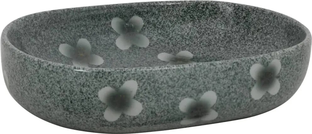 vidaXL Lavoar de blat, albastru, 59x40x14 cm, ceramică, oval