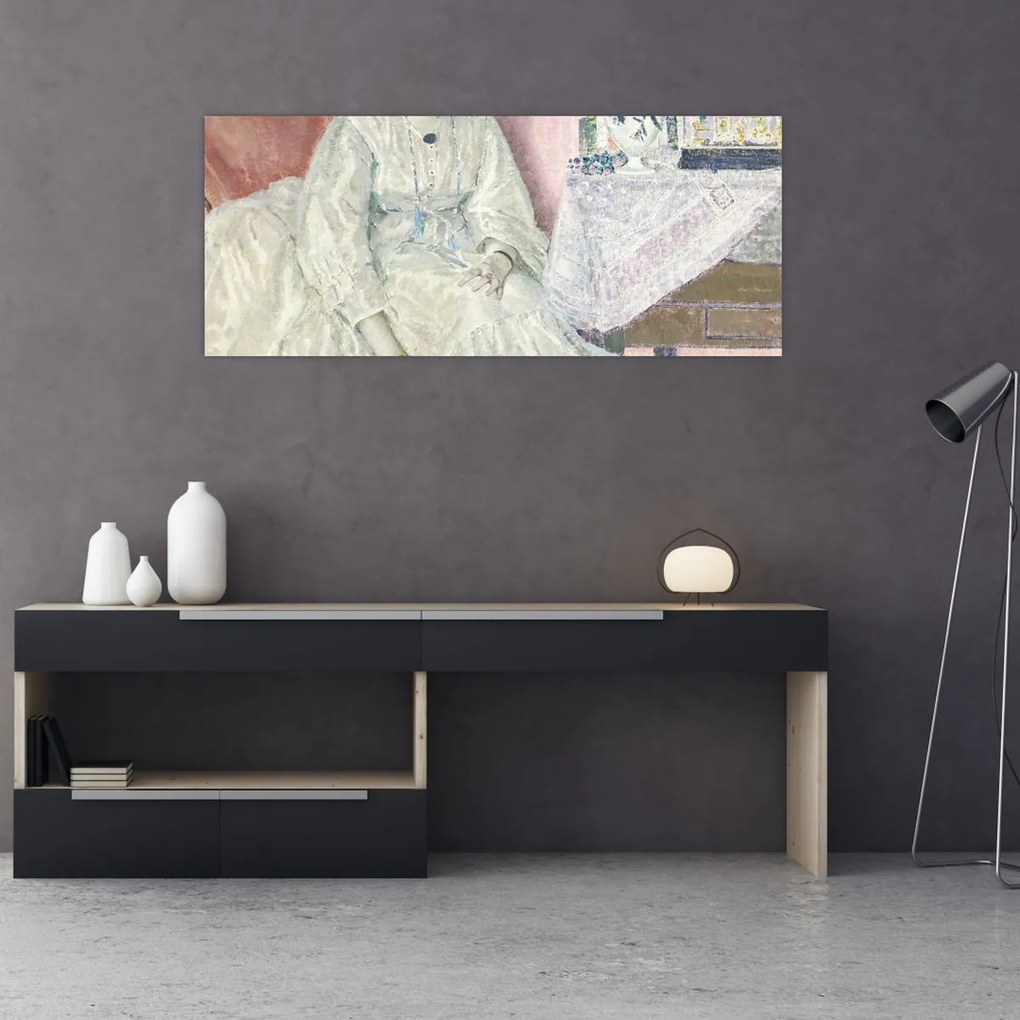 Tablou - Frederick Carl Frieseke, Memories, reproducere (120x50 cm)