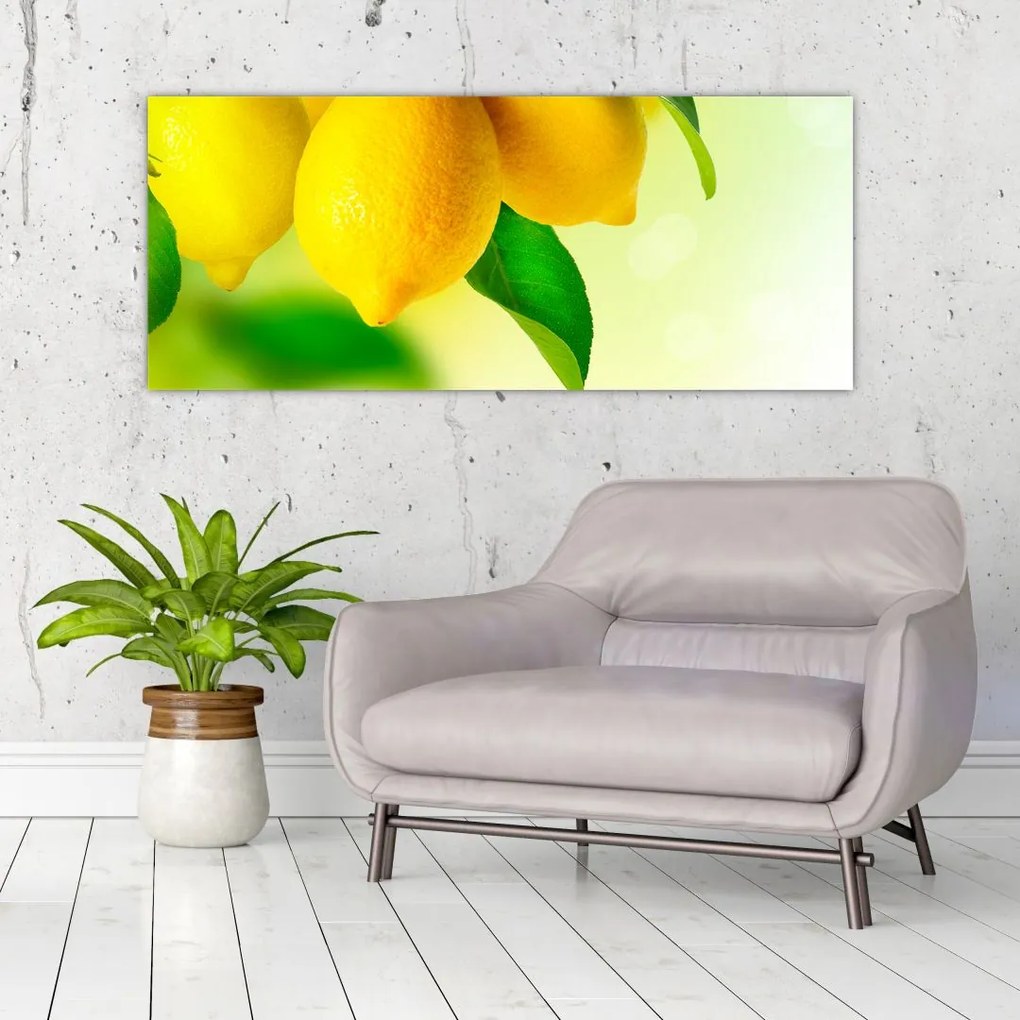 Tablou cu lămâi (120x50 cm)