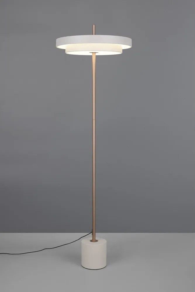 Lampadar fildeș LED cu intensitate reglabilă (înălțime 138 cm) Keaton – Trio