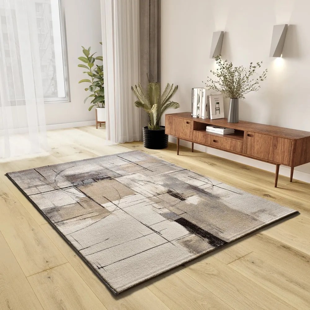 Covor gri-bej 160x230 cm Beruti – Universal