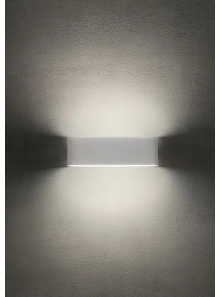 Redo 90451 - Aplica de perete exterior KLIPPE LED/24W/230V 3000K IP54, alb