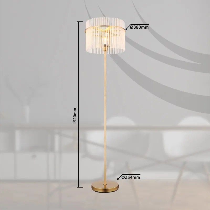 Lampadar, Lampa de podea GORLEY auriu