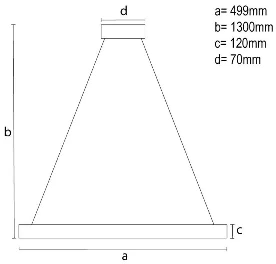 Lustră LED dimabilă pe cablu LED/80W/230V 3000-6500K negru + telecomandă