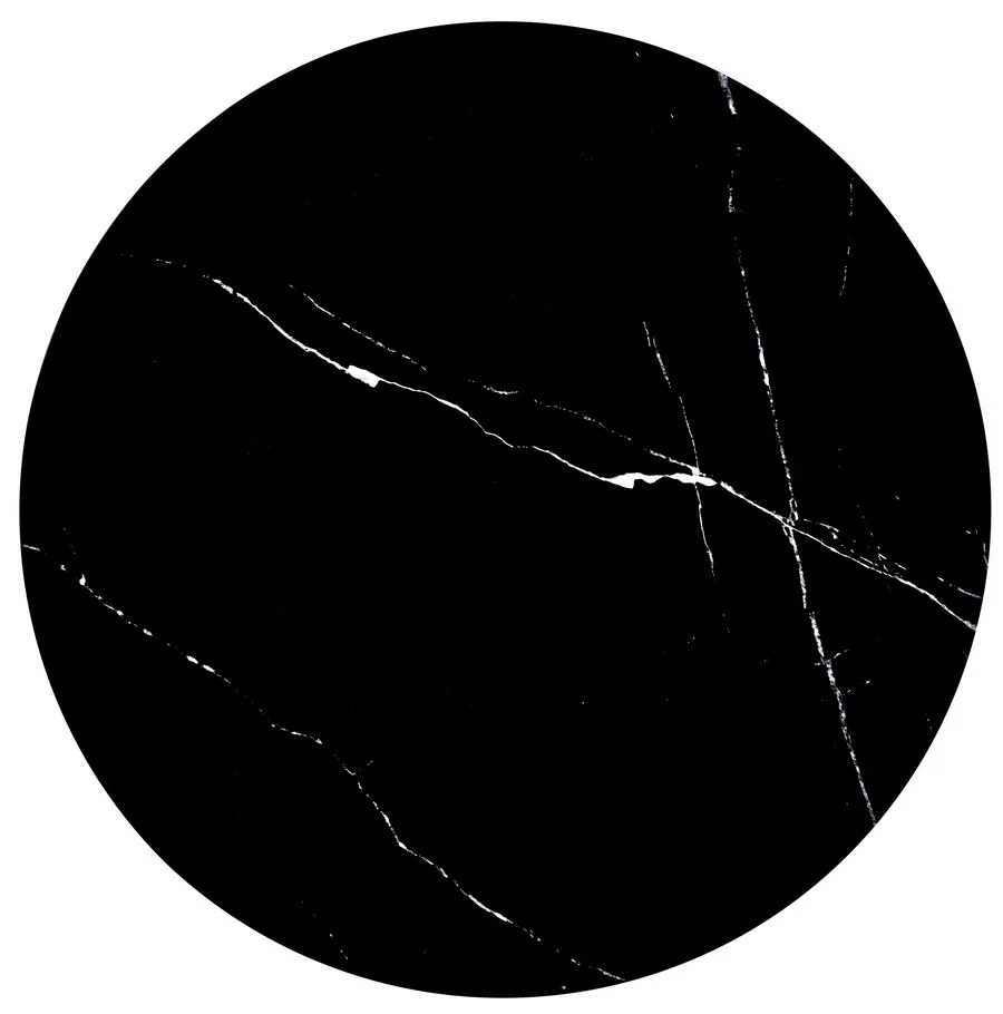Masa de cafea Tribeca, marmura neagra/aurie