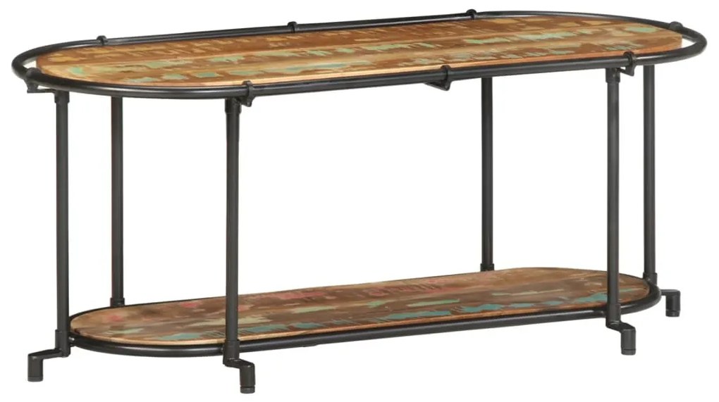 vidaXL Dulap TV, 100x42x40 cm, lemn masiv reciclat