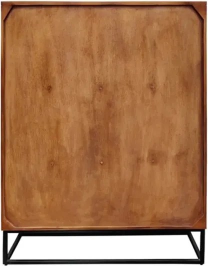 Comoda cu aplicatie exotica pe fronturi SNAKE 120cm natur