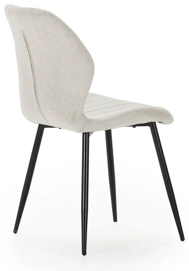 Scaune de dining crem 4 buc. Milu – Marckeric