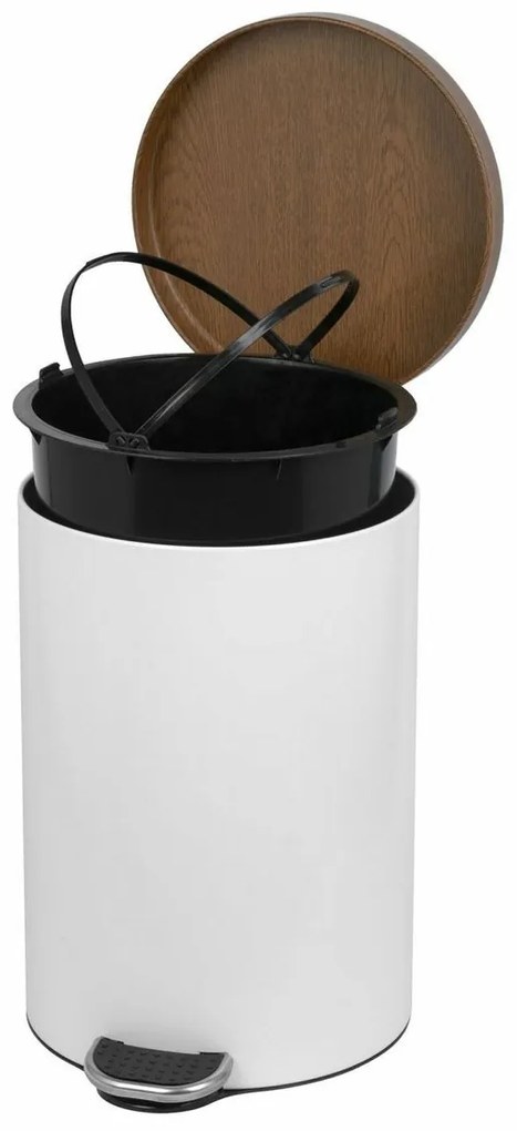 Alda Coș de gunoi cu pedală Sherwood Freedom Fresh12 l, alb, 12 l