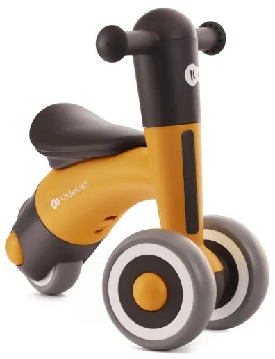 Bicicletă fără pedale KINDERKRAFT MINIBI Premium portocaliu/gri