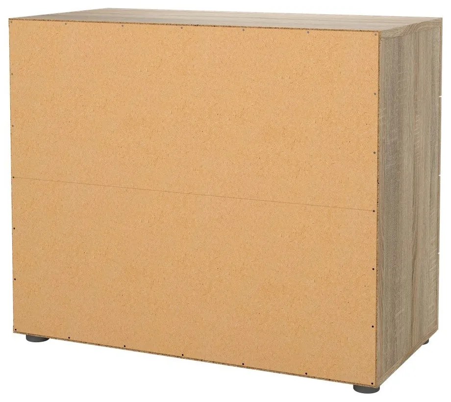 Comodă cu aspect de stejar Tvilum Pepe, 80x68 cm