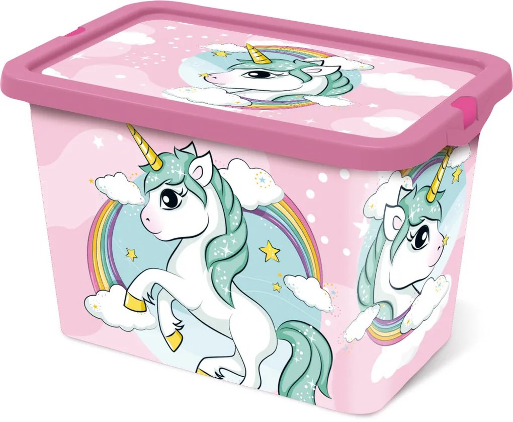 Unicorn Range cutie de depozitare din plastic 7 L
