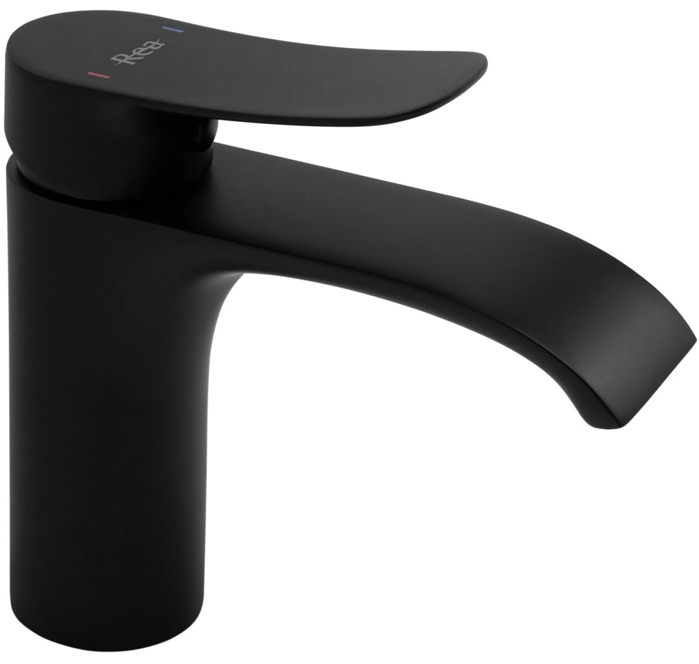 Baterie pentru lavoar Rea Dart BLACK negru low